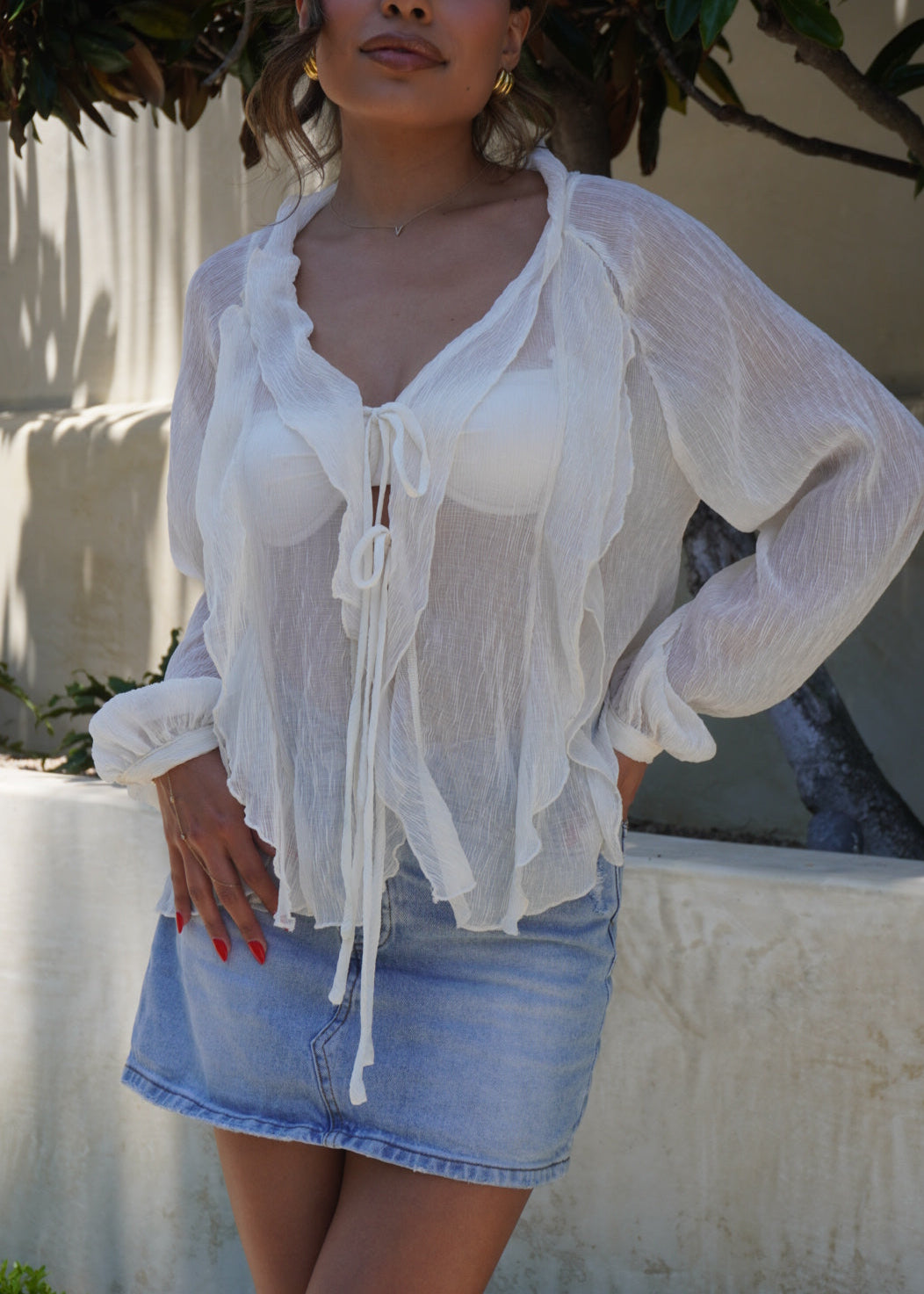 Dulce Sheer Top