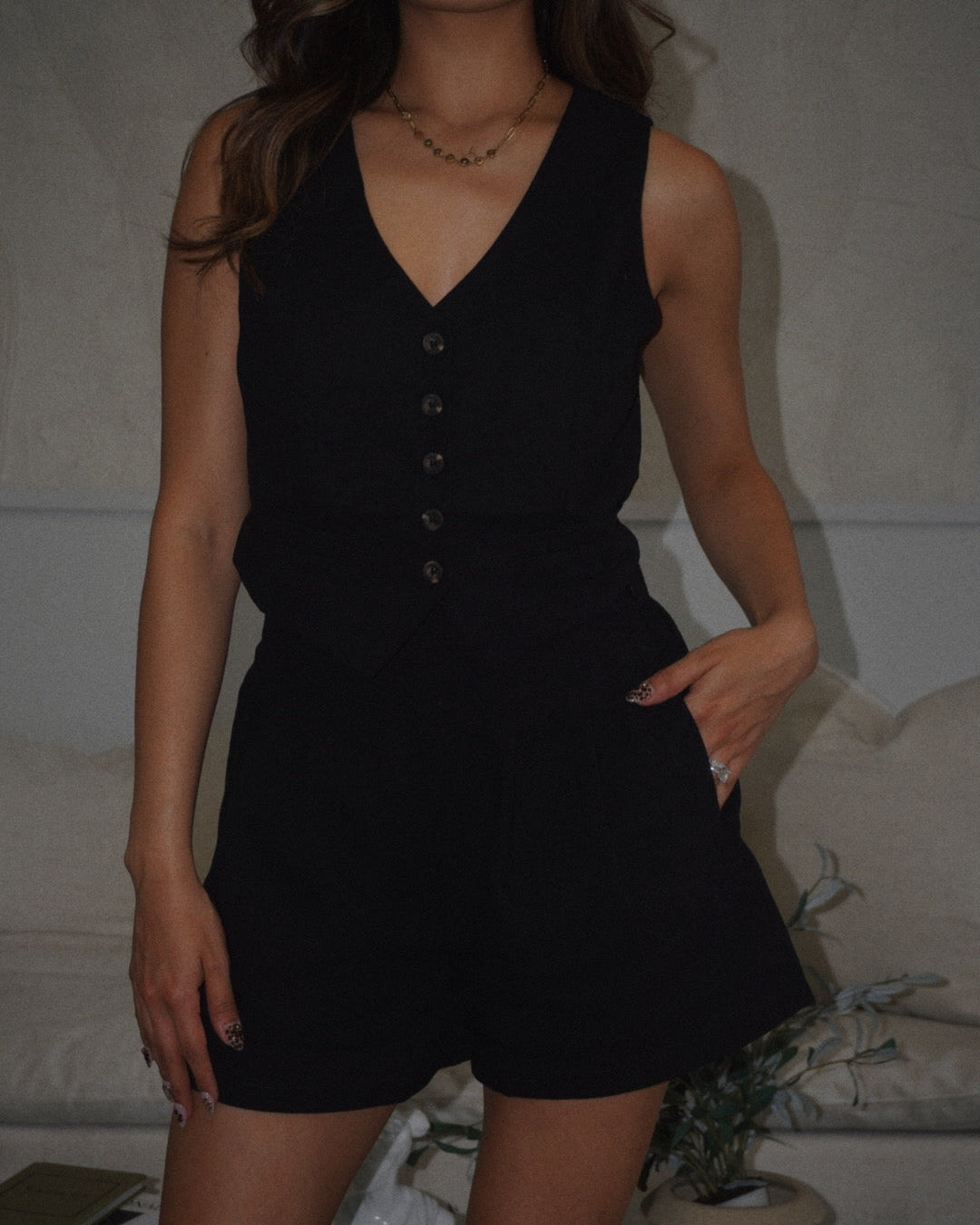 Esme Button Set | Black