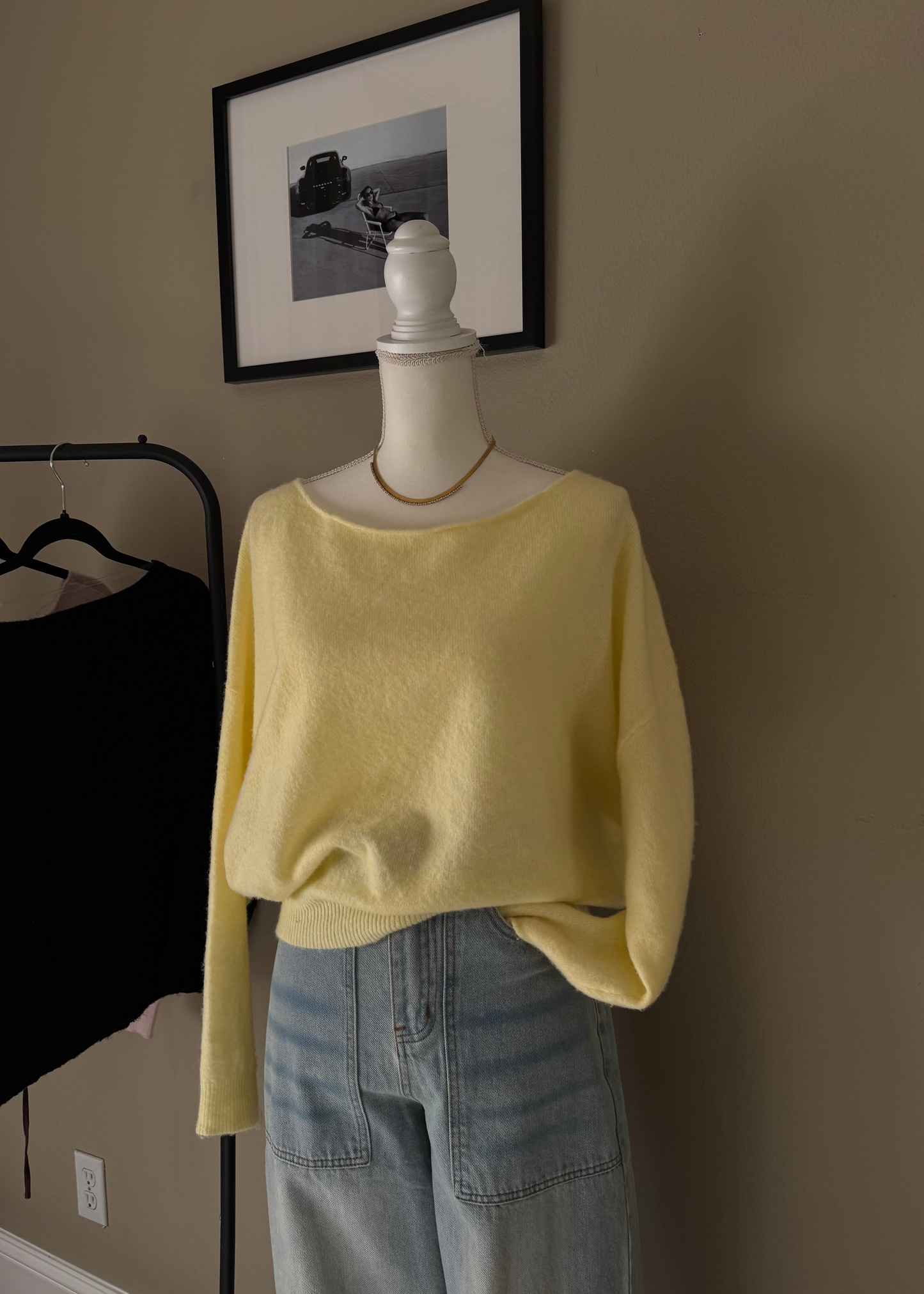 Malory Sweater | Butter Yellow
