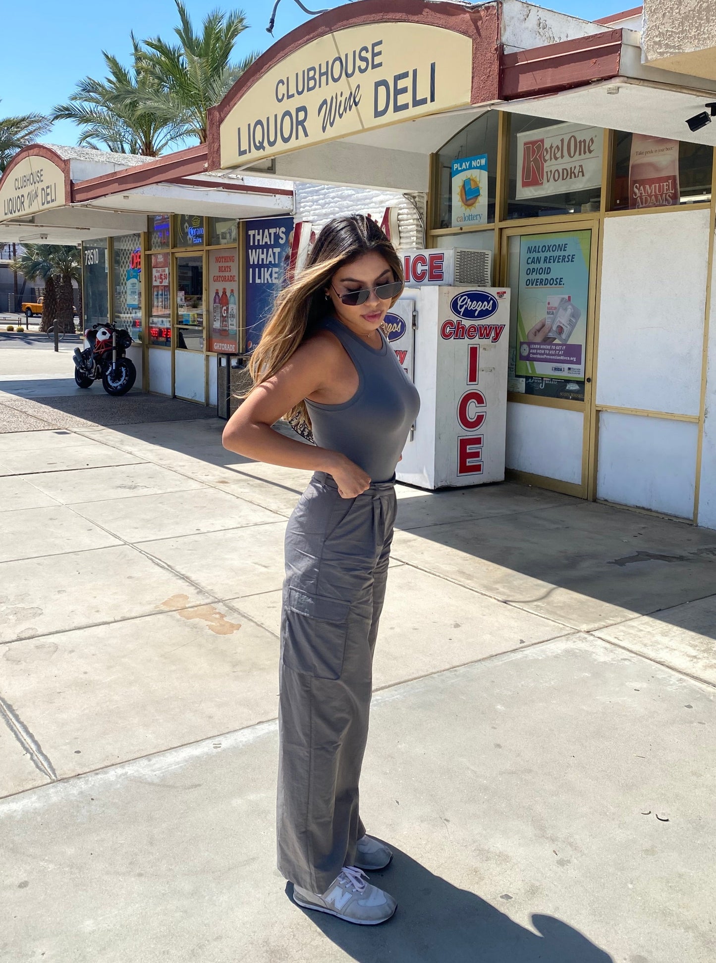 Margo Cargo Pants | Grey
