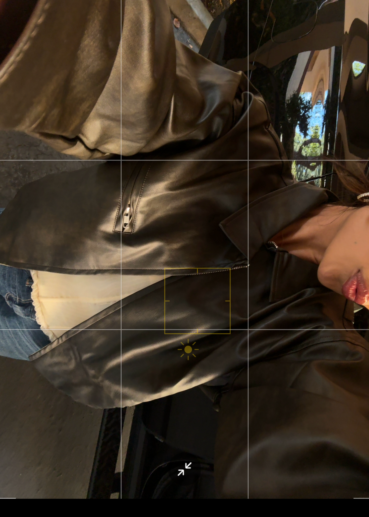 Giana Oversized Leather Jacket