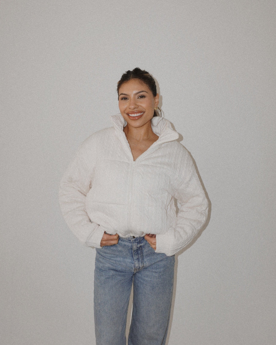 Lauren Puff Jacket | White