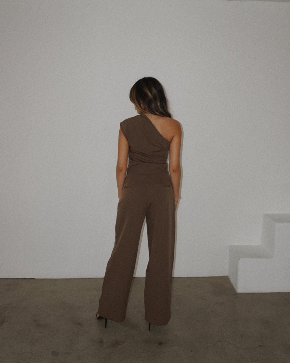 Bree Pant Suit | Tan
