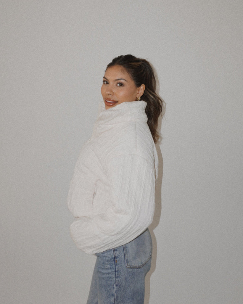Lauren Puff Jacket | White