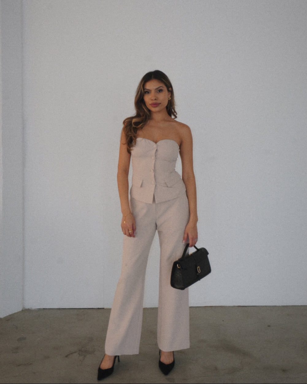 Natalie Boss Set | Cream
