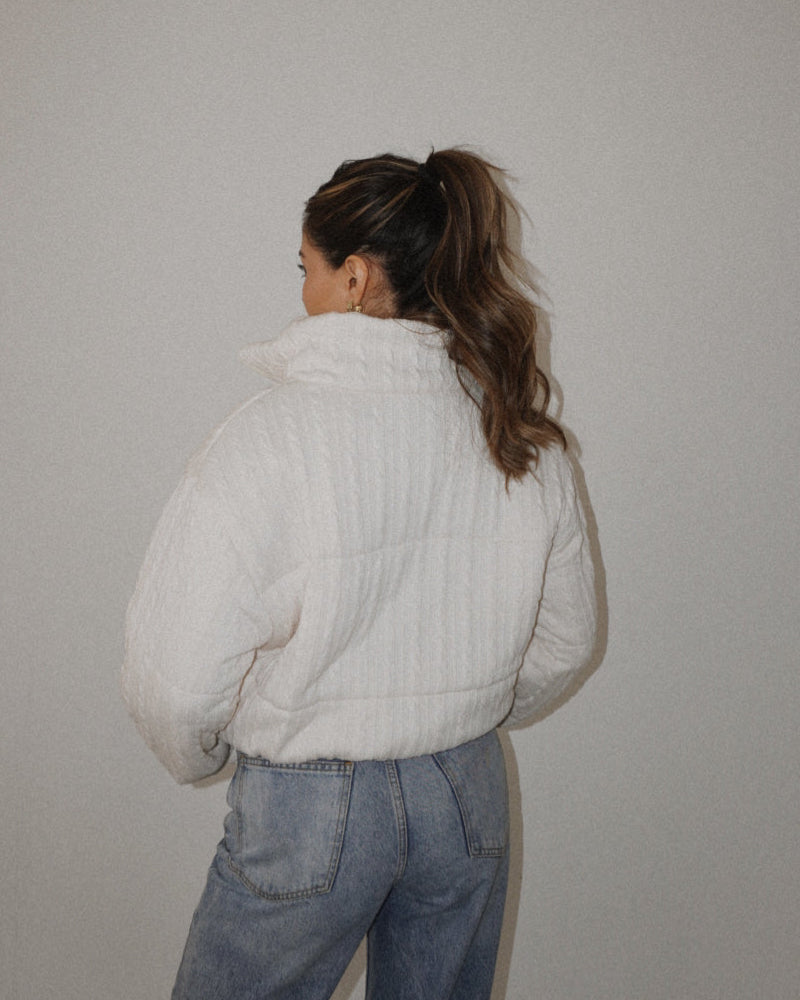 Lauren Puff Jacket | White
