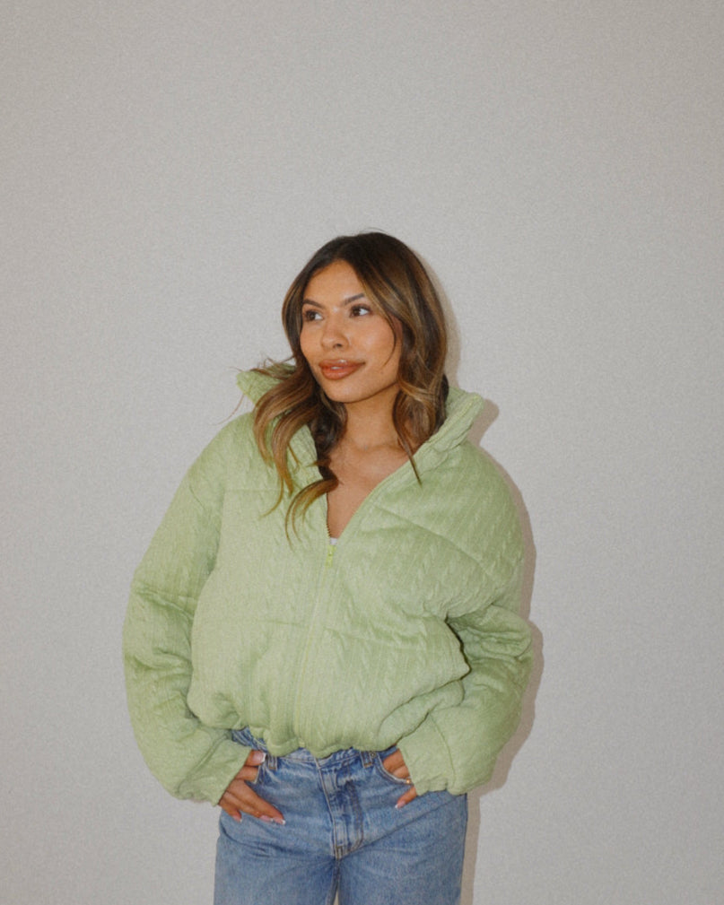 Lauren Puff Jacket | Sage
