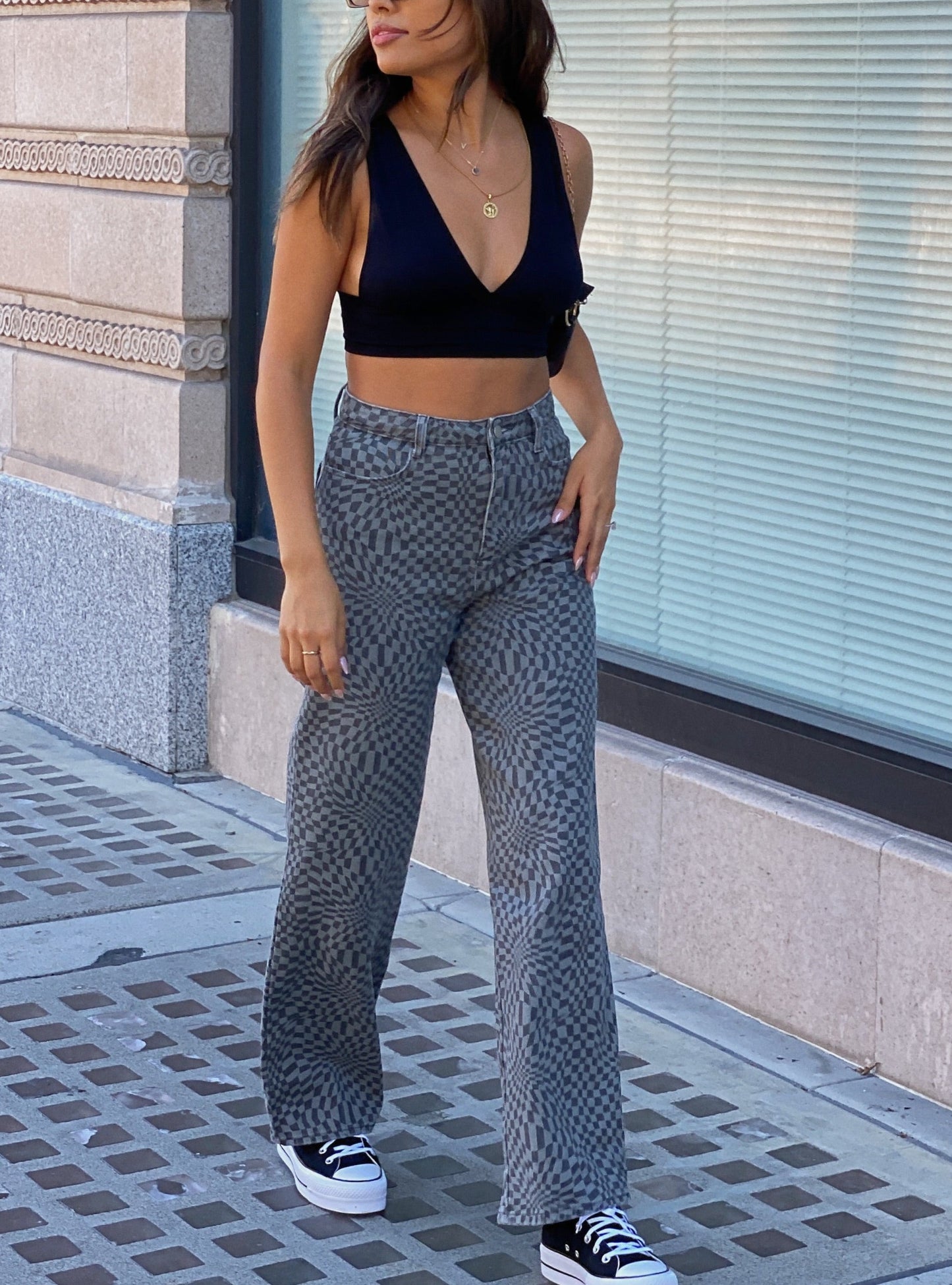 Mykala Checkered Pants