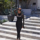 Monaco Lace Dress | Black