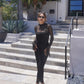 Monaco Lace Dress | Black