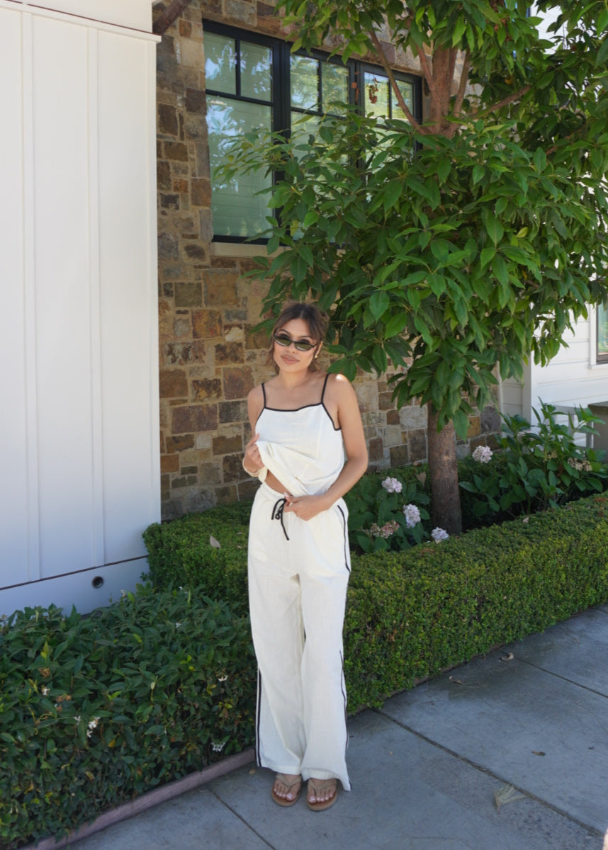 Rosie Linen Set | Cream