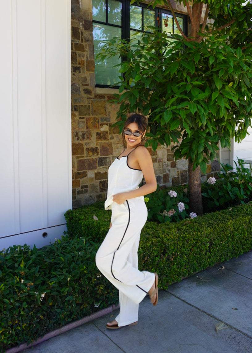 Rosie Linen Set | Cream
