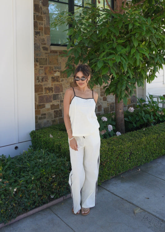 Rosie Linen Set | Cream