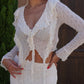 Jade Ruffle Set | Cream