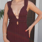 Chantel Dress | Burgundy