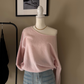 Malory Sweater | Baby Pink