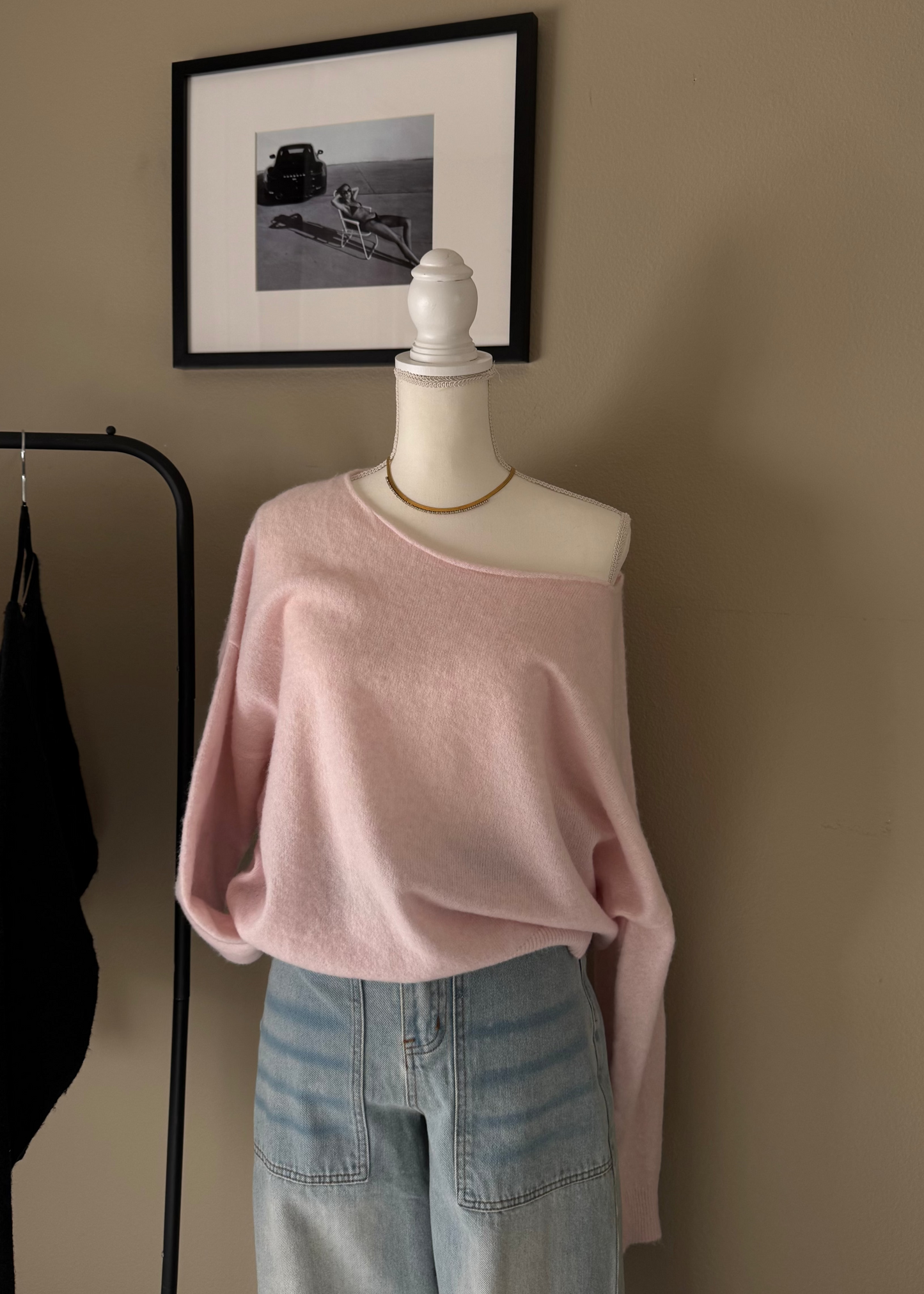 Malory Sweater | Baby Pink