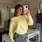 Malory Sweater | Butter Yellow
