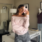 Malory Sweater | Baby Pink