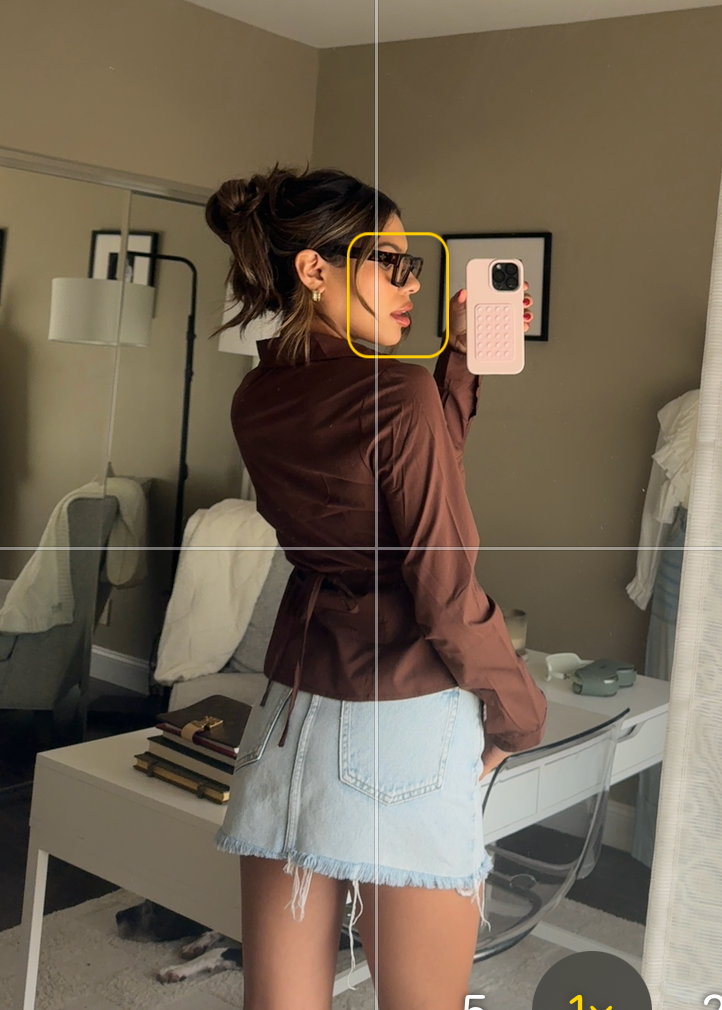 Stassie Button Up Top | Brown