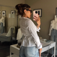 Stassie Button Up Top | White