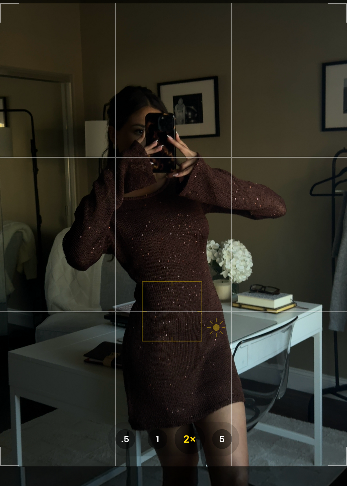 Coco Long Sleeve Dress | Brown
