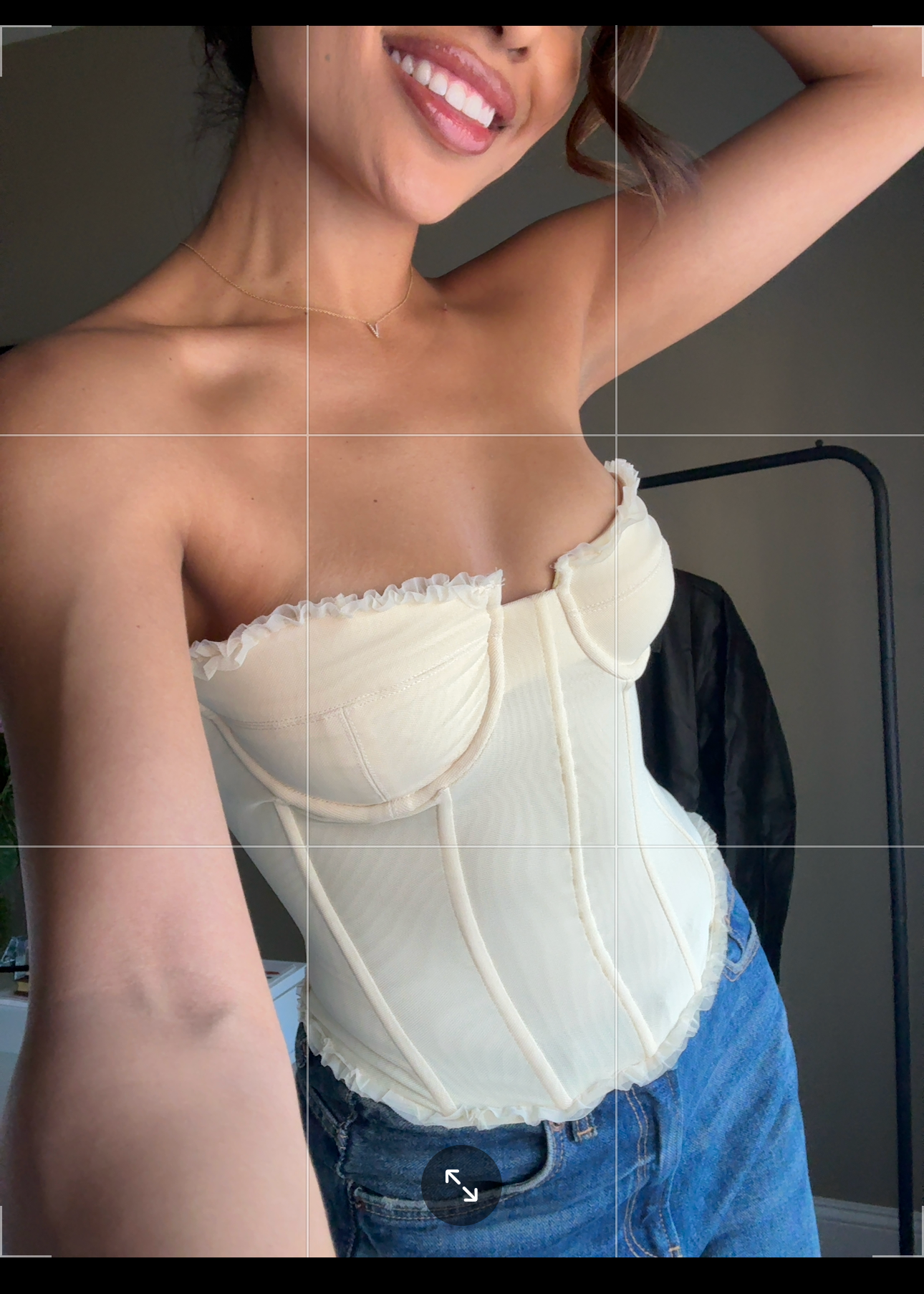 Angelina Ruffle Corset | Butter