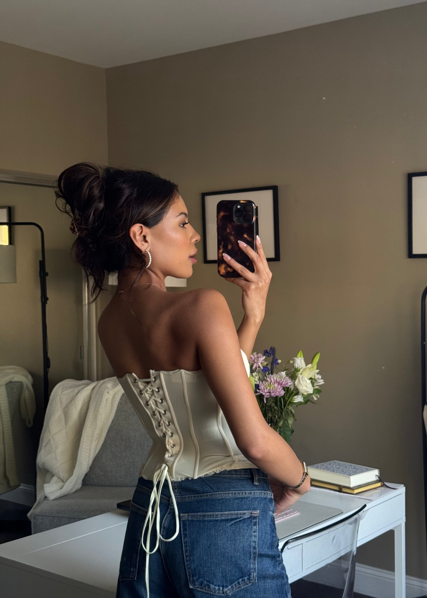 Angelina Ruffle Corset | Butter