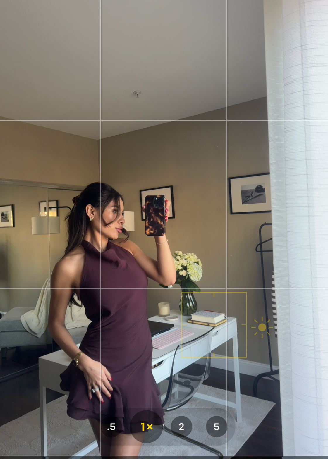 Maya Ruffle Backless Dress | Burgundy