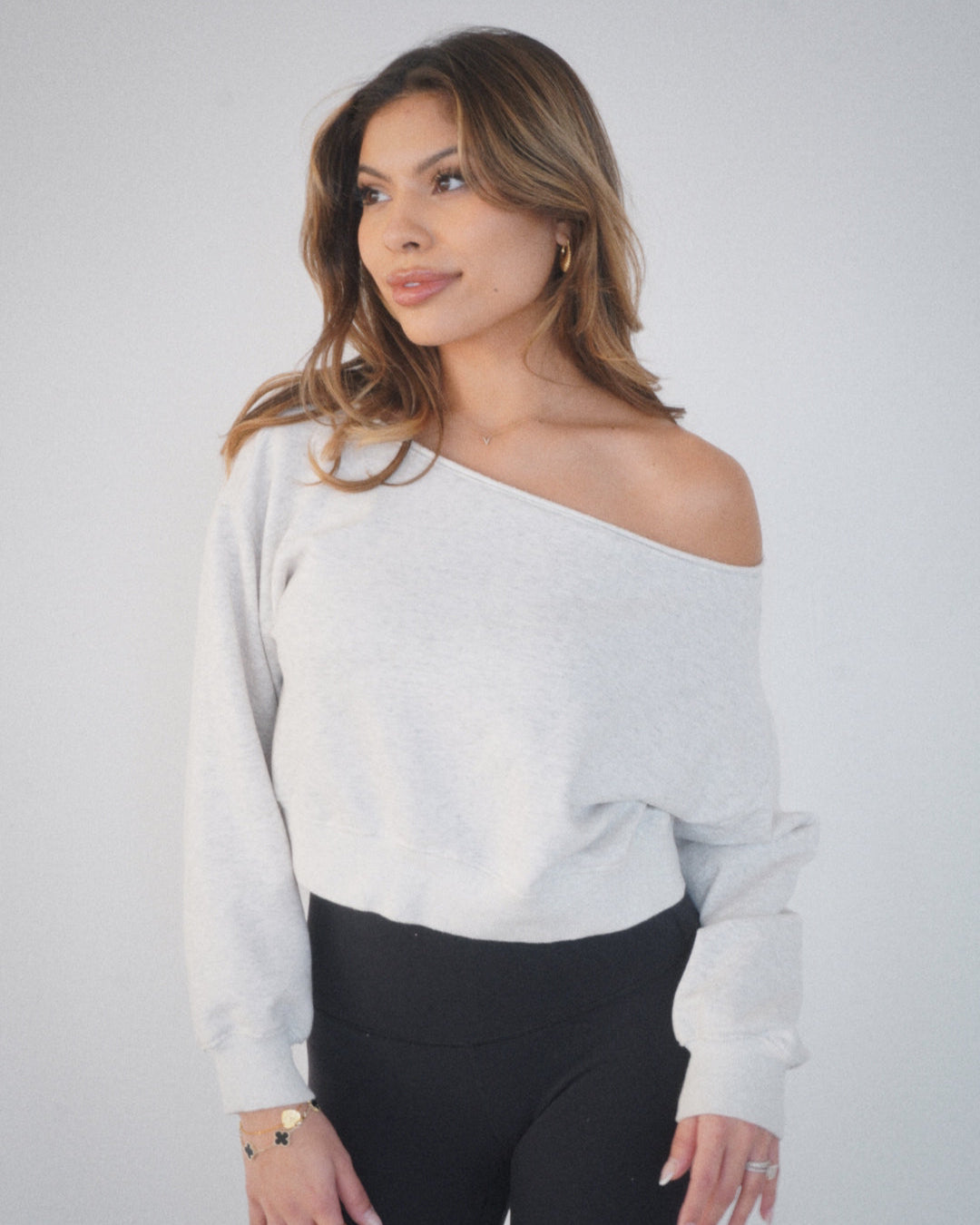 Adriana Off The Shoulder Sweater